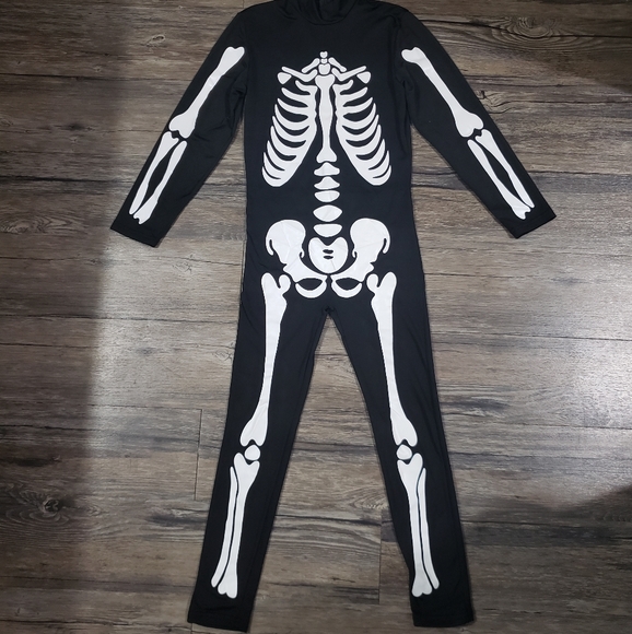 Skeleton halloween costume youth L - Picture 1 of 9